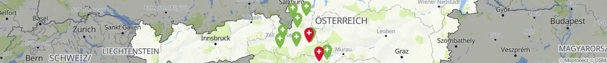 Kartenansicht für Apotheken-Notdienste in der Nähe von Ramingstein (Tamsweg, Salzburg)